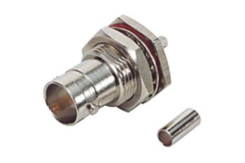 BNC 75OHM, BULKHEAD PLUG, BNC 750 OHM KONEKTÖR/BNC 750 OHM CONNECTOR